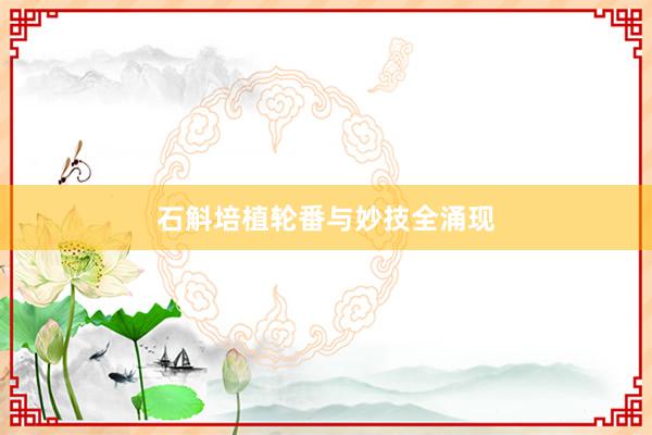 石斛培植轮番与妙技全涌现